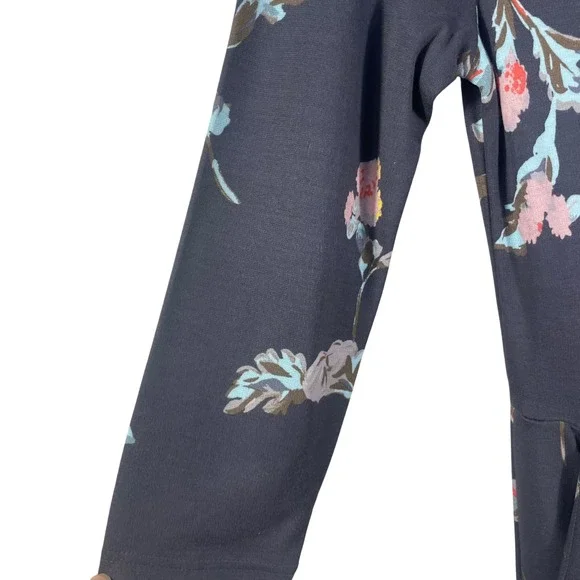Joules Beth Floral Fit & Flare Dress Blue‎ Floral Pleated Long Sleeve Size US 6 - Picture 6 of 11